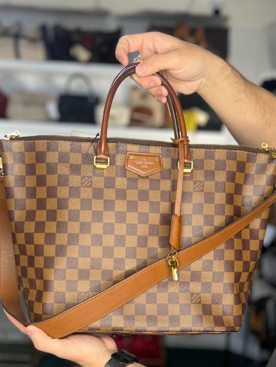Louis Vuitton Handbags - LV DAMIER EBENE 2 WAY BAG (shown live thoroughly)